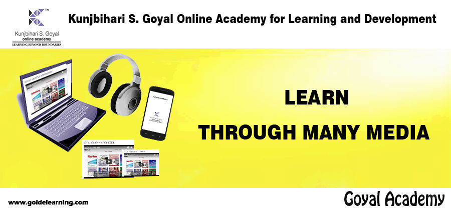 Learn online at anytime.