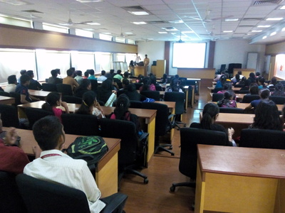 Induction of learning portal & its features to students at CKT college, Panvel