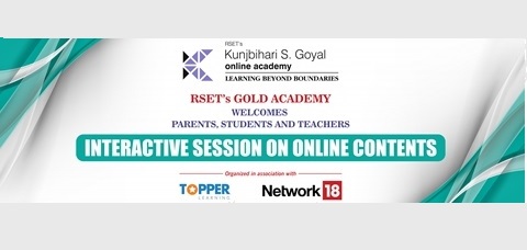 GOLD Academy & Topper Learning Orientation Program on Online Contents 2019